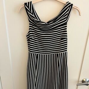 Tea Length off shoulder Banana Republic dress